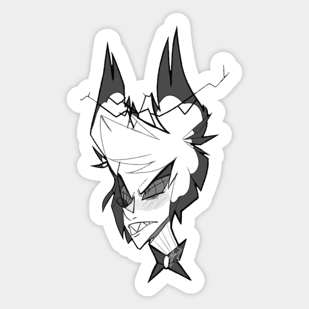 Alastor Sticker by NerdyOne-yt